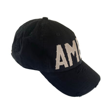 Load image into Gallery viewer, hat: black amen