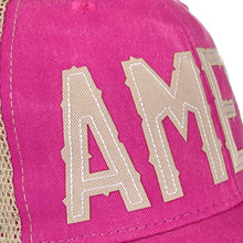 Load image into Gallery viewer, trucker hat: pink amen