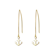 Load image into Gallery viewer, anchor of hope hook earrings