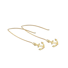 Load image into Gallery viewer, anchor of hope hook earrings