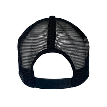 Load image into Gallery viewer, trucker hat: black blvr