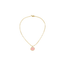 Load image into Gallery viewer, believe large child's enamel pink necklace