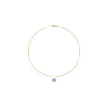 Load image into Gallery viewer, believe small child's enamel purple necklace