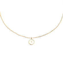 Load image into Gallery viewer, believe small child's enamel white necklace