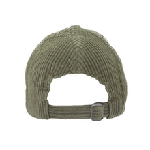 Load image into Gallery viewer, corduroy hat: olive green grateful