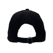 Load image into Gallery viewer, corduroy hat: black grateful