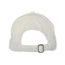 Load image into Gallery viewer, corduroy hat: cream heart