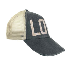Load image into Gallery viewer, trucker hat: gray love