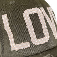Load image into Gallery viewer, hat: olive green love