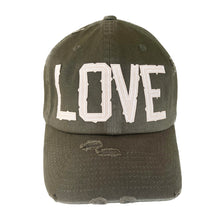 Load image into Gallery viewer, hat: olive green love