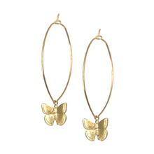 Load image into Gallery viewer, new creation hoop earrings