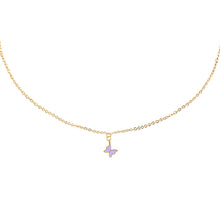 Load image into Gallery viewer, new creation child's enamel purple necklace