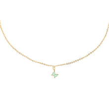 Load image into Gallery viewer, new creation child's enamel sea green necklace