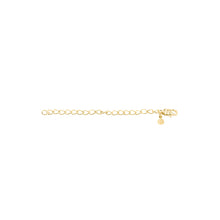 Load image into Gallery viewer, 14k gold necklace extender that adds up to 3 inches to any necklace with a standard closure
