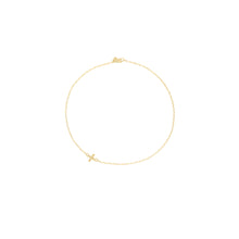 Load image into Gallery viewer, 14k gold cross necklace, christian jewelry