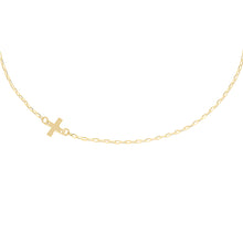Load image into Gallery viewer, 14k gold cross necklace
