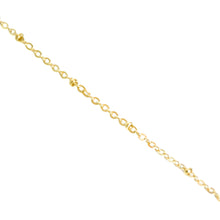 Load image into Gallery viewer, 14k gold, palm leaf longer necklace with satellite chain