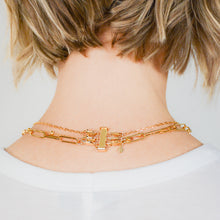 Load image into Gallery viewer, Layering clasp to keep up to 3 necklace from tangling
