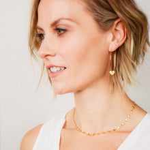 Load image into Gallery viewer, 14k gold-plated flat bead chain perfect for layering