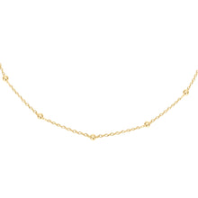 Load image into Gallery viewer, 14k gold satellite, adjustable, layering chain