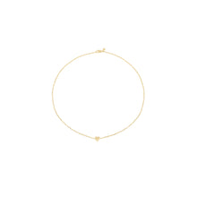 Load image into Gallery viewer, 14k gold Christian layering necklace with heart