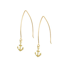 Load image into Gallery viewer, anchor of hope hook earrings
