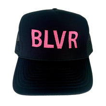 Load image into Gallery viewer, blvr black trucker
