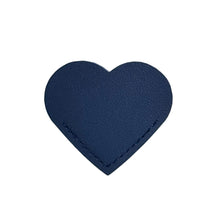 Load image into Gallery viewer, heart bookmark navy
