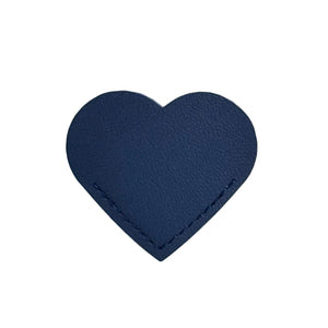 heart bookmark navy