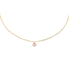 Load image into Gallery viewer, heart child&#39;s enamel pink necklace
