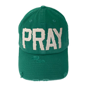 pray green hat