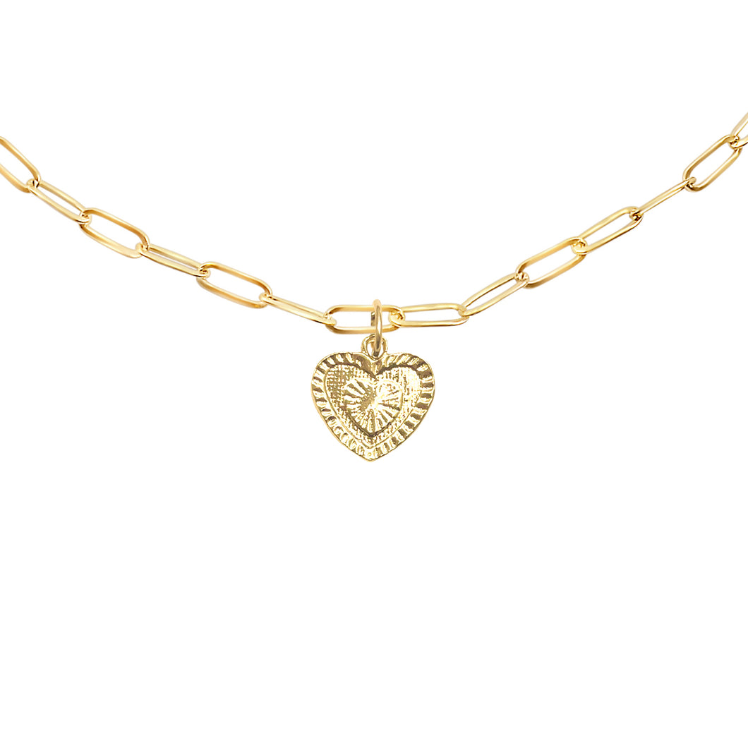 radiant heart necklace