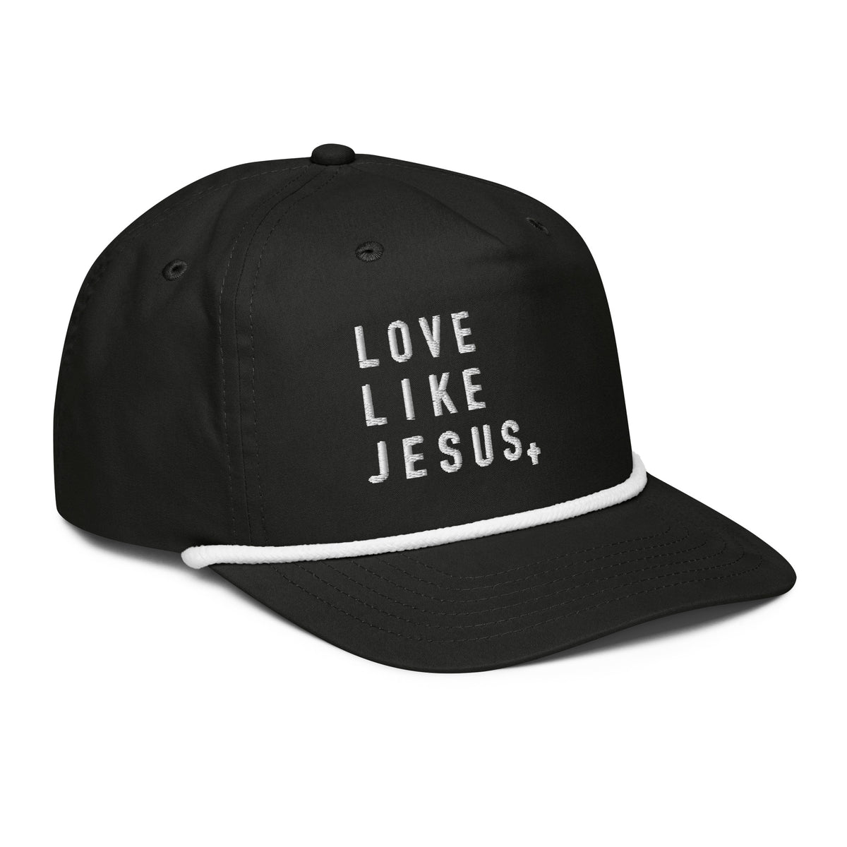 rope hat: love like jesus + – House of Grace Jewelry