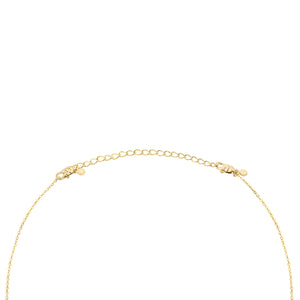 14k gold necklace extender with lobster clasp that adds up to 3 inches to any necklace with a standard closure