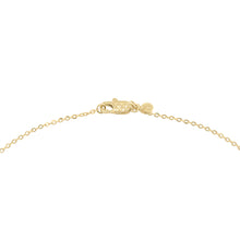 Load image into Gallery viewer, 14k gold dainty necklace with heart charm and lobster clasp
