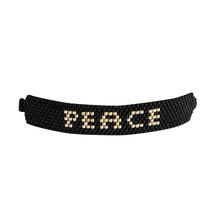 Load image into Gallery viewer, Fruit of the Spirit beaded bracelet with word Peace.
