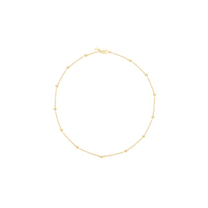 14k gold satellite, layering chain, Christian jewelry