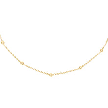 Load image into Gallery viewer, 14k gold satellite, adjustable, layering chain
