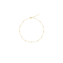 Load image into Gallery viewer, 14k gold satellite, adjustable length, layering chain
