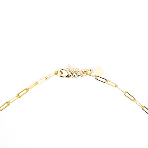 14k gold, faith inspired, dainty layering necklace with disc charms and lobster clasp closure