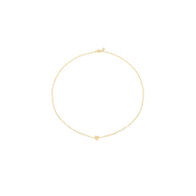 Load image into Gallery viewer, 14k gold Christian layering necklace with heart
